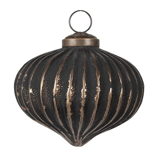 Hnědá závěsná papírová hvězda S - 30*8*30 cm Clayre & Eef