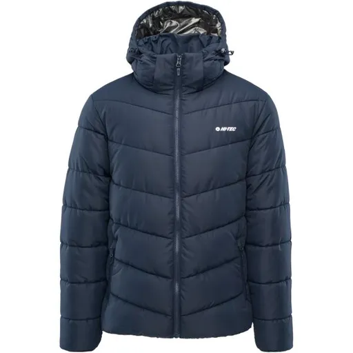 Hi-Tec VARMI Pánská zimní bunda, tmavě modrá, velikost