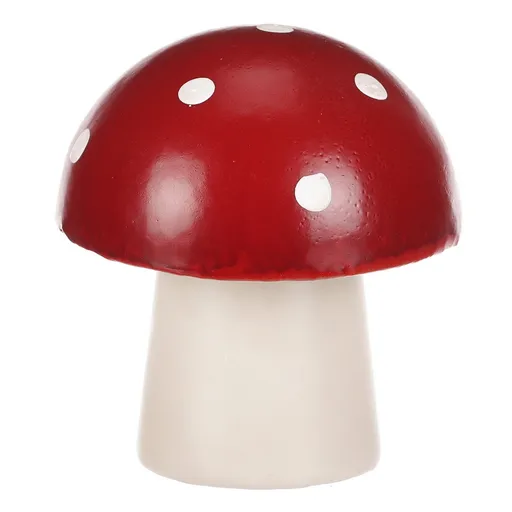 Houba Muchomůrka velká, plast, v. 11 cm, 11 cm