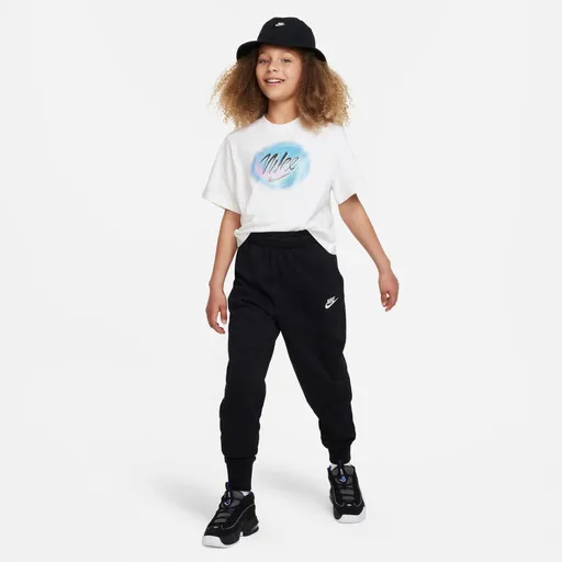 Nike Sportswear Club Fleece Big Kids (Girls) High-Waisted Fitted Pants XS