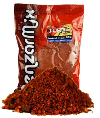 Benzar mix krmítková směs turbo feeder 800 g - jahoda kyselina máslová