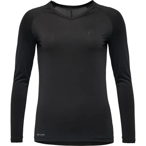 Klimatex OHANA RE:CLIMA Dámské funkční triko s dlouhým rukávem, černá, velikost
