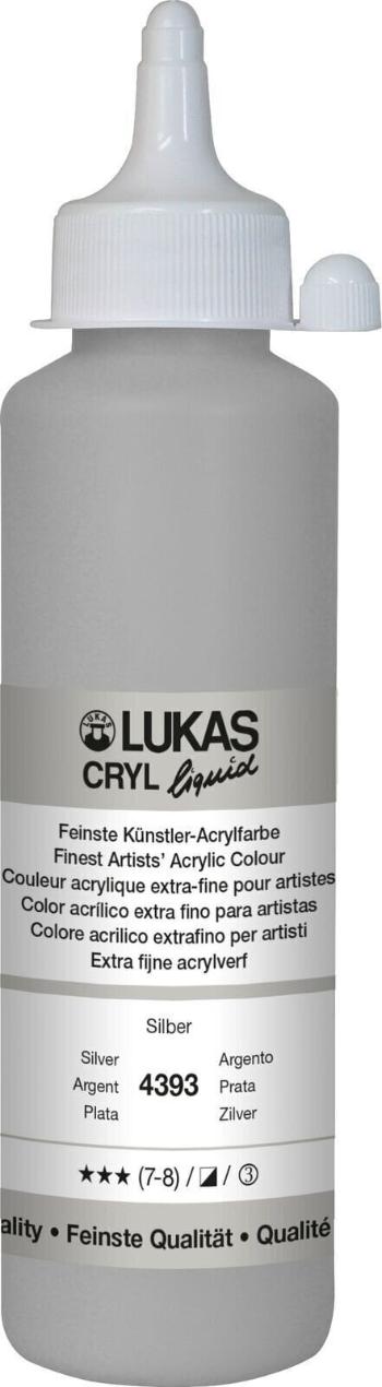 Lukas Cryl Liquid Akrylová barva Silver 250 ml 1 ks