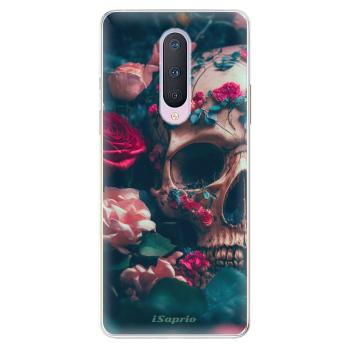 Odolné silikonové pouzdro iSaprio - Skull in Roses - OnePlus 8