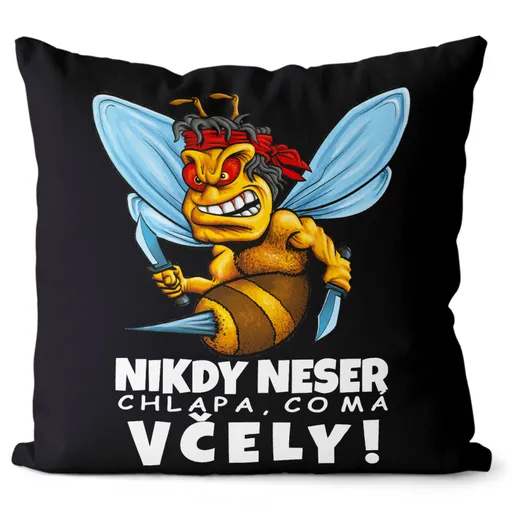 Polštář Neser včelaře (Velikost: 40 x 40 cm)