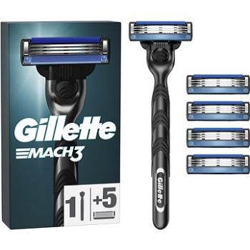 GILLETTE Mach3 holicí strojek + hlavice 5 ks (7702018610181)