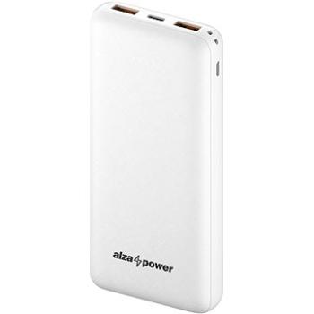 AlzaPower Onyx 20000mAh Fast Charge + PD3.0 bílá (APW-PBO20CFW)