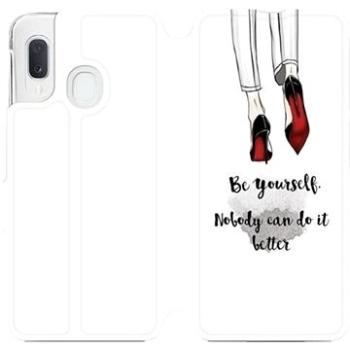 Flipové pouzdro na mobil Samsung Galaxy A20e - M046P Be yourself (5903226907274)