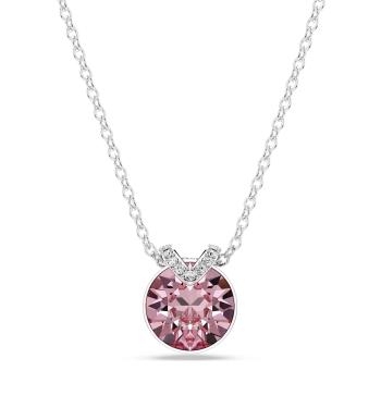 Swarovski Elegantní náhrdelník s růžovým krystalem Bella 5724289
