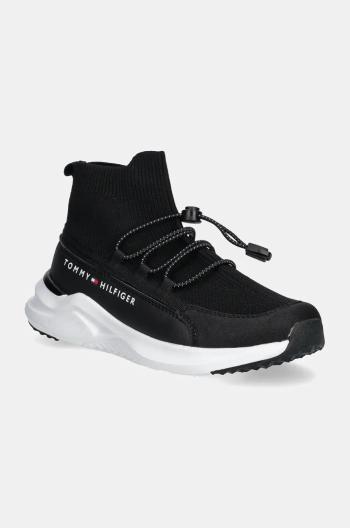 Dětské sneakers boty Tommy Hilfiger černá barva, T3X9-33670