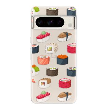 Odolné silikonové pouzdro iSaprio - Sushi Pattern - Google Pixel 8 Pro