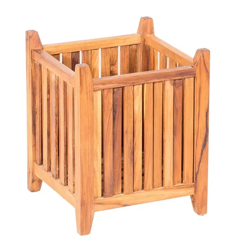 DEOKORK Zahradní teakový truhlík ECO II