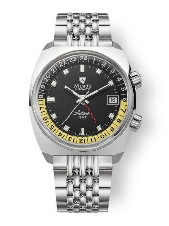 Nivada Grenchen Antarctic GMT - Black - Beads of Rice