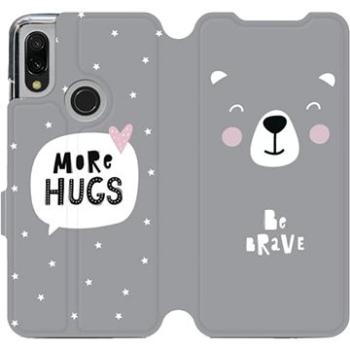 Flipové pouzdro na mobil Xiaomi Redmi 7 - MH06P Be brave - more hugs (5903226874118)