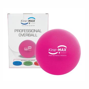 KineMAX Professional Overball 25 cm cvičební míč 1 ks růžový