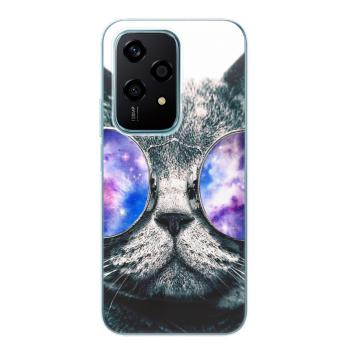 Odolné silikonové pouzdro iSaprio - Galaxy Cat - Honor 200 Lite