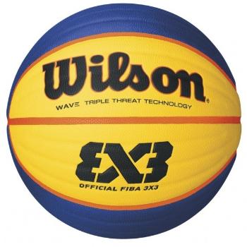 Wilson FIBA 3X3 GAME BSKT Basketbalový míč, žlutá, velikost