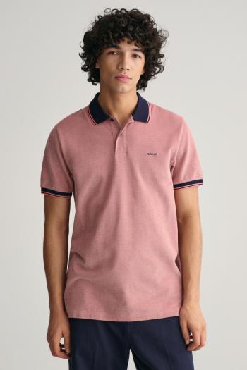 POLOKOŠILE GANT 4-COL OXFORD SS PIQUE SUNSET PINK