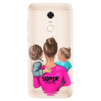 Silikonové pouzdro iSaprio - Super Mama - Boy and Girl - Xiaomi Redmi 5 Plus