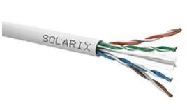 Instalační kabel Solarix UTP, Cat6, drát, PVC, box 100m SXKD-6-UTP-PVC