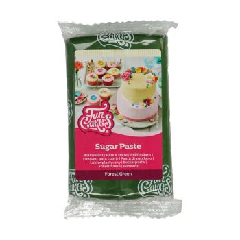 Cakesupplies Zelený rolovaný fondant Forest Green (barevný fondán) 250 g