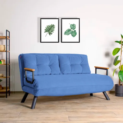 Dvoumístná rozkládací pohovka Sando 2-Seater - Blue