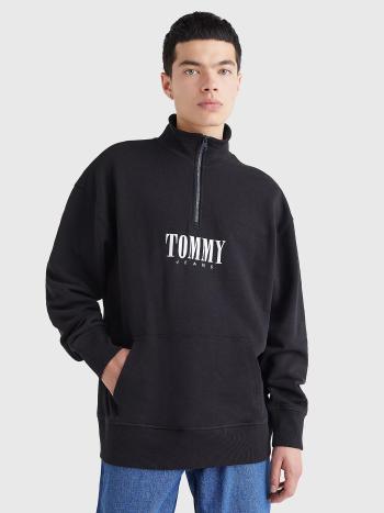 Tommy Jeans pánská černá mikina - XL (BDS)