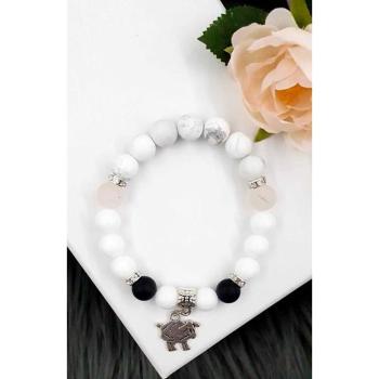 Bari-bari bárány medálos ásványkarkötő