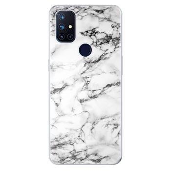 Odolné silikonové pouzdro iSaprio - White Marble 01 - OnePlus Nord N10 5G