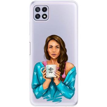 iSaprio Coffe Now - Brunette pro Samsung Galaxy A22 5G (cofnobru-TPU3-A22-5G)