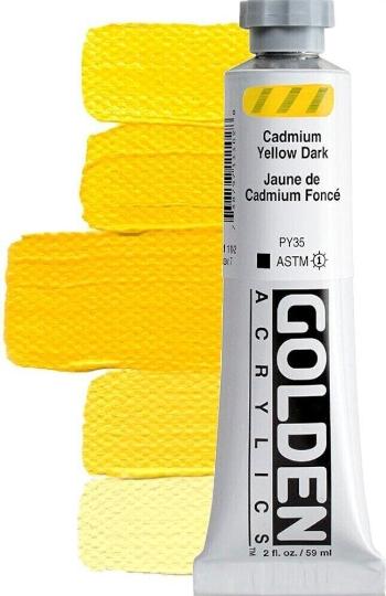 Golden Artist Colors Heavy Body Akrylová barva Cadmium Yellow Dark 59 ml 1 ks