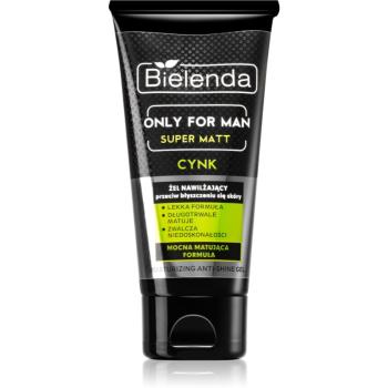 Bielenda Only for Men Super Mat hydratační gel proti lesknutí pleti a rozšířeným pórům 50 ml