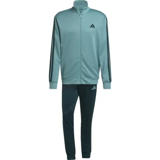 adidas 3-STRIPES TRACKSUIT Pánská tepláková souprava, zelená, velikost XXL