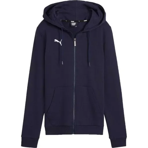 Puma TEAMGOAL CASUALS HOODED JACKET W Dámská mikina, tmavě modrá, velikost