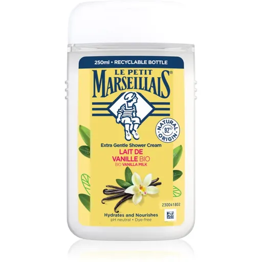 Le Petit Marseillais Bio Vanilka krémový sprchový gel 250 ml