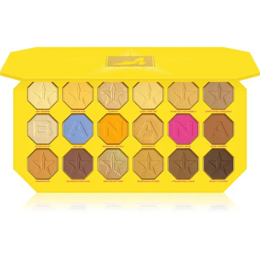 Jeffree Star Cosmetics Banana Fetish Artistry Palette paletka očních stínů 18x1,5 g