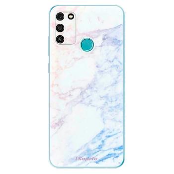 Odolné silikonové pouzdro iSaprio - Raibow Marble 10 - Honor 9A