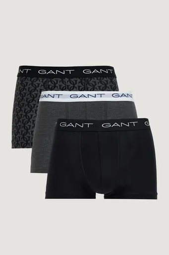 SPODNÍ PRÁDLO GANT MONOGRAM PRINT TRUNK 3-PACK GB BLACK