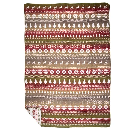 Oboustranný vzorovaný pléd Nordic XL - 150*200 cm Mars & More