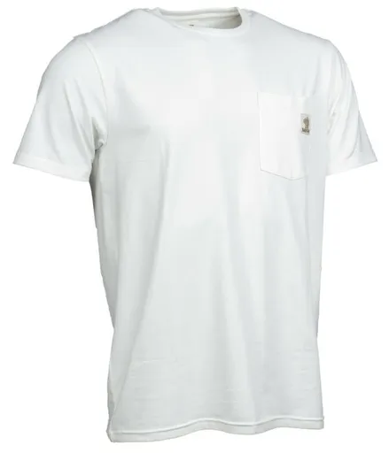 Nash tričko make it happen badge pocket t-shirt ecru - l