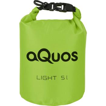 AQUOS LT DRY BAG 5L Vodotěsný vak s rolovacím uzávěrem, světle zelená, velikost