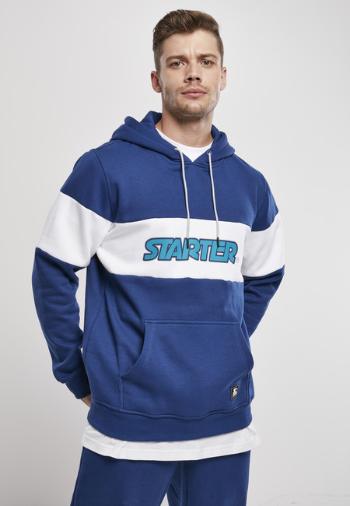 Starter Block Hoody space blue/white - M