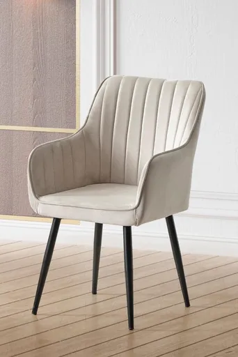 Sada židlí (2 kusy) Nova - Cream, Black