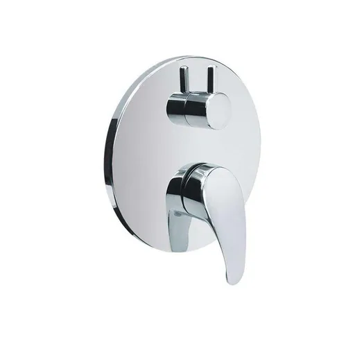 Mereo Sprchová podomítková baterie s trojcestným přepínačem, Sonáta, Mbox, kulatý kryt, chrom CB60157A