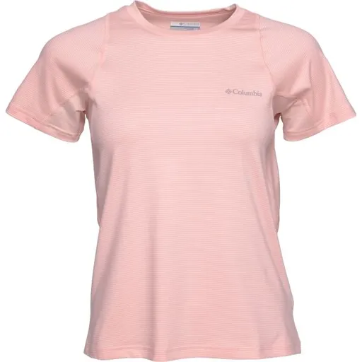 Columbia WEEKEND ASCENT SS Dámské triko, růžová, velikost