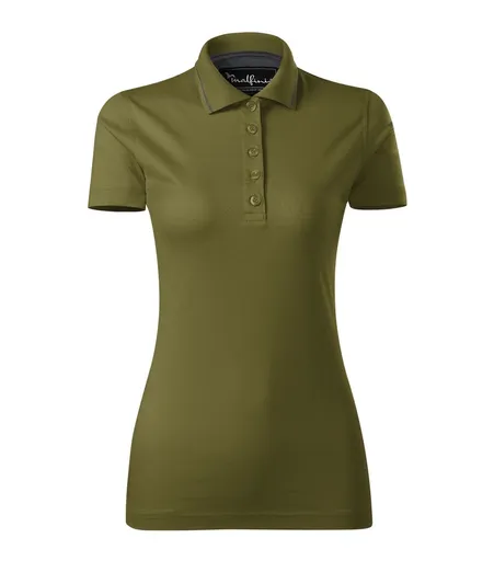 MALFINI Dámská polokošile Grand - Avocado green | 2XL