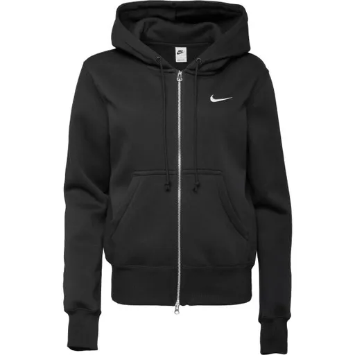 Nike W SPORTSWEAR PHOENIX FLEECE FULL ZIP HOODY Dámská mikina, černá, velikost