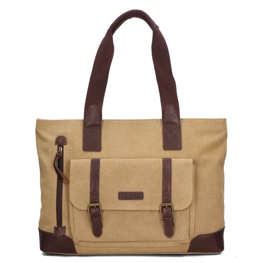 Větší dámská kabelka Katana Rotta - béžová