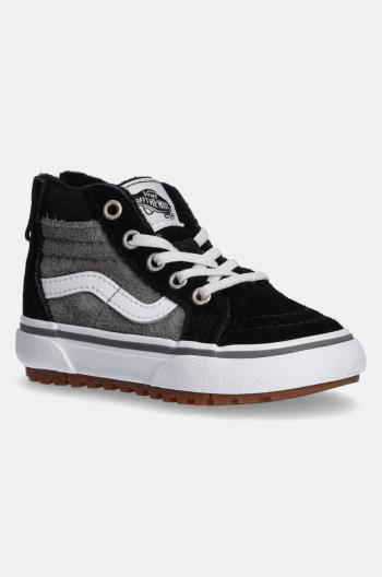 Dětské kožené kecky Vans MTE SK8-Hi Zip šedá barva, VN000D0MN421