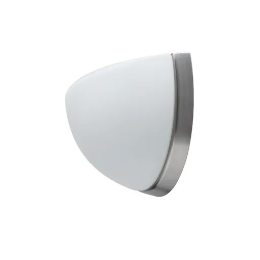 OSMONT NEL59952 NELA DL1 nástěnné skleněné svítidlo nerez broušená / bílá IP43 4000 K 7W LED